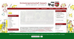 Desktop Screenshot of orchestergemeinschaft.de