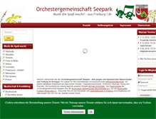 Tablet Screenshot of orchestergemeinschaft.de